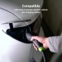 Green Cell Snap Type 2 EV Charging Cable 22 kW 5 m for Tesla Model 3 S X Y, VW ID.3, ID.4, ID.5, Kia EV6, Audi E-Tron, Fiat 500e (EVKABGC01)