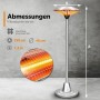 Tresko Infrared Patio Heater 2500W (‎THSL-001)