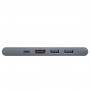 Baseus Multifunctional HUB 7in1 USB C Thunderbolt Docking Station (MacBook Pro 2016 / 2017 / 2018) gray