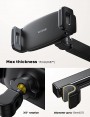 Lamicall Car Tablet Mount, Tablet Holder, Extendable Car Tablet Holder Headrest 4.7-11.0 Inch Devices