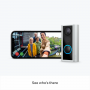 Ring Door View Cam Video doorbell that replaces your peephole with a 1080p HD video with intercom function For door thickness 34mm to 55mm