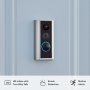 Ring Door View Cam Video doorbell that replaces your peephole with a 1080p HD video with intercom function For door thickness 34mm to 55mm