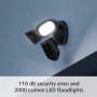 Ring Floodlight Cam Wired Pro 1080p HDR Video, 3D Motion Detection and Bird's Eye View, hardwired installation Black