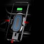 Baseus Wireless Charger Gravity Car Mount Phone Bracket Air Vent Holder + Qi Charger black (WXYL-01)