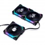 Lian Li UNI FAN SL120 V2 RGB PWM Fan, Triple-pack incl. Controller - 120mm, black (UF-SL120V2-3B)