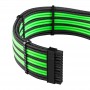CableMod C-Series Pro ModMesh 12VHPWR Cable Kit for Corsair RM, RMi, RMx (Black Label) - black/light green (CM-PCSR-16P3KIT-NKKLG-R)