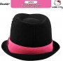 SANRIO Hello Kitty Cotton Fedora or Cadet Fun Character Hat with Satin Applique, Little Girls, Age 4-7 (Bērnu Cepure) HKF33926GT