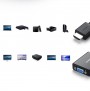 Ugreen adapter HDMI - VGA micro USB / audio 3.5 mm mini jack black (40248)