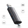 Ugreen SD / micro SD card reader for USB 3.0 / USB Type C 3.0 gray (50706)