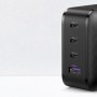 Ugreen fast charger PPS 65W USB / 3x USB Type C QC 3.0 Power Delivery SCP FCP AFC (gallium nitride) black (CD224 70774)