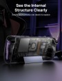 JSAUX Transparent Back Plate Compatible for Steam Deck (Crystal White)
