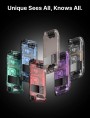 JSAUX Transparent Back Plate Compatible for Steam Deck (Purple)