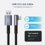 KIWI Design Link Cable QC-4 Link Cable 5m, Compatible with Quest 2/PICO/PSVR2 USB 3.0 (KW-QC-4-Eu)