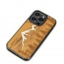 Bewood Wooden case for iPhone 14 Pro Mountains Imbuia