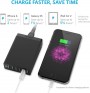 Anker Anchor 60 W Family-Sized Desktop USB Charger with 6 USB Port PowerIQ Technology for iPhone, iPad, Samsung, Nexus, HTC, Nokia, Motorola and More Black (AK-A2123313)