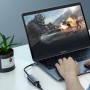 Ugreen external network adapter RJ45 - USB Type C (1000 Mbps / 1 Gbps) Gigabit Ethernet gray (CM199)
