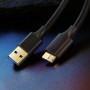 Ugreen cable USB-A 3.0 - Micro USB-B SuperSpeed 5Gb/s 1m black (US130)