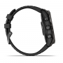 GARMIN EPIX PRO (GEN 2) SAPPHIRE, 51 MM CARBON GRAY DLC TITANIUM WITH BLACK SILICONE BAND (010-02804-01)