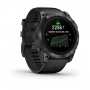 GARMIN EPIX PRO (GEN 2) SAPPHIRE, 51 MM CARBON GRAY DLC TITANIUM WITH BLACK SILICONE BAND (010-02804-01)