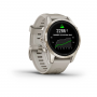 GARMIN EPIX PRO (GEN 2) SAPPHIRE, 42 MM SOFT GOLD STAINLESS STEEL WITH LIGHT SAND SILICONE BAND (010-02802-11)