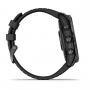 GARMIN FĒNIX 7X PRO SAPPHIRE SOLAR, CARBON GRAY DLC TITANIUM WITH BLACK BAND (010-02778-11)