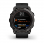 GARMIN FĒNIX 7X PRO SAPPHIRE SOLAR, CARBON GRAY DLC TITANIUM WITH BLACK BAND (010-02778-11)