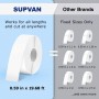 SUPVAN Label Printer, Mini Bluetooth E10 Self-Adhesive Label Maker White