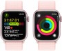 Apple Watch Series 9 GPS 41mm Pink Aluminium Case with Light Pink Sport Loop MR953
