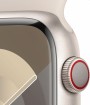 Apple Watch Series 9 GPS + Cellular 45mm Starlight Aluminium Case with Starlight Sport Band (S/ M) MRM83