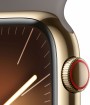 Apple Watch Series 9 GPS + Cellular 45mm Gold Stainless Steel Case with Clay Sport Band (M/ L) MRMT3