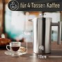 Barista Legends French Press Stainless Steel Coffee Maker (1 Litre)