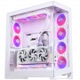 PHANTEKS Premium Vertical GPU Bracket + PCIe 4.0 x16 Riser Cable, DRGB - 220 mm, white (PH-PGPUKT4.0_DWT01)