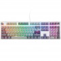 Ducky One 3 Mist Grey Gaming Keyboard, RGB LED - MX-Silent-Red (US) (DKON2108ST-SUSPDMIWHHC2)