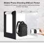 Puluz PU5080EU 80cm Folding Portable 80W 9050LM White Light Photo Lighting Studio Shooting Tent Box Kit with 3 Colors (Black, White, Orange)