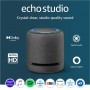 Amazon Echo Studio High-fidelity smart speaker with 3D audio and Alexa Charcoal