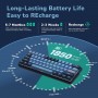 Royal Kludge RK61 Plus Indigo Wireless Mechanical Keyboard | 60%, Hot-swap, Brown switches, US