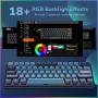 Royal Kludge RK61 Plus Indigo Wireless Mechanical Keyboard | 60%, Hot-swap, Brown switches, US