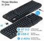 Royal Kludge RK96 Black Wireless Mechanical Keyboard | 90%, Hot-swap, RGB, Blue Switches, US