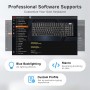Royal Kludge RK96 Black Wireless Mechanical Keyboard | 90%, Hot-swap, RGB, Blue Switches, US