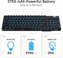 Royal Kludge RK96 Black Wireless Mechanical Keyboard | 90%, Hot-swap, RGB, Blue Switches, US