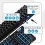 Royal Kludge RK96 Black Wireless Mechanical Keyboard | 90%, Hot-swap, RGB, Blue Switches, US
