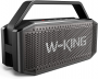 W-King D9 Portable Bluetooth Speaker All Black 60W – 3.7V 10400mAh / 7.2V 5200mAh