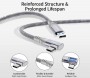 Siwket Link Cable for Oculus Quest 2 [5 m], USB 3.0 A to USB C Cable 5 Gbps High Speed Data Transfer Type C Cable 90 Degree VR Charging Cable