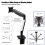 Invision MX450 Monitor Arm Bracket Mount for 24-49 inch Screens (Curved 49 inch Only Does 3000R & Above) VESA 75mm 100mm