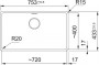 Franke Maris MRG 210-72 Black Matte (135.0683.027)