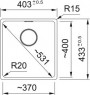 Franke Maris MRG 110-37 Black Matte (125.0683.060)