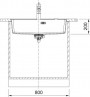 Franke Maris MRG 110-72 A 3 1/2 Onyx (125.0683.200)