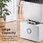 Pro Breeze Dehumidifier 30L in 24h Dehumidification Performance - Electric Dehumidifier with WLAN & App - Moisture Sensor, 4L Water Tank, Timer, Drain Hose - Against Moisture, Mould
