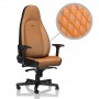 noblechairs ICON Real Leather Gaming Chair - Cognac/Black (NBL-ICN-RL-CBK)