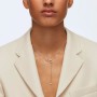 Swarovski Infinity Y necklace - Infinity, White, Rose gold-tone plated (5521346)